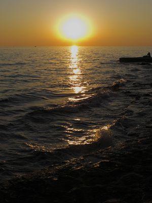 Serie: Sonnenuntergang an der kroatischen Küste