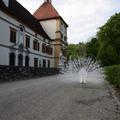 Schloss Eggenberg Graz - ein weißer Pfau