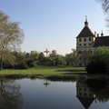 Serie Schloss Eggenberg Graz: der Teich im Park 