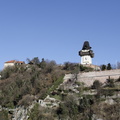 Der Grazer Schloßberg mit dem Uhrturm 