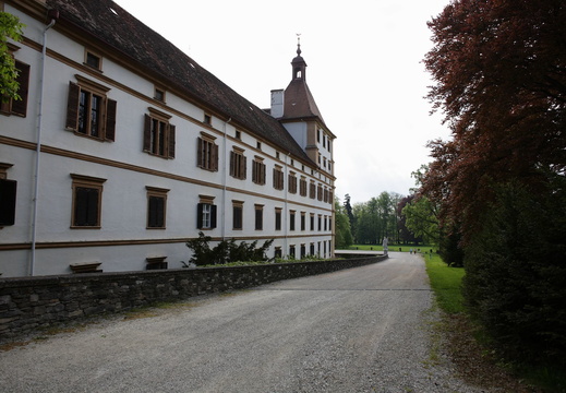 Schloss Eggenberg - die Westseite 